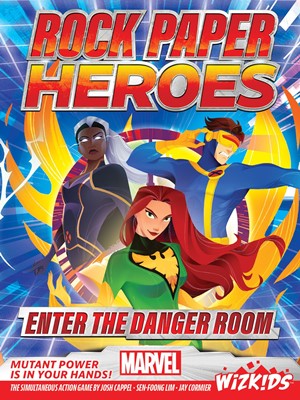 WZK87561 Marvel: Rock Paper Heroes Board Game: Enter The Danger Room published by WizKids Games