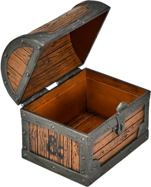 WZK89714 Dungeons And Dragons Onslaught: Deluxe Treasure Chest Accessory published by WizKids Games