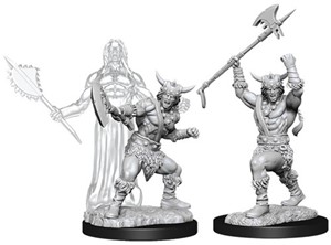 WZK90007S Dungeons And Dragons Nolzur's Marvelous Unpainted Minis: Human Male Barbarian 2 published by WizKids Games