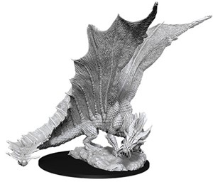 WZK90034 Dungeons And Dragons Nolzur's Marvelous Unpainted Minis: Young Gold Dragon published by WizKids Games
