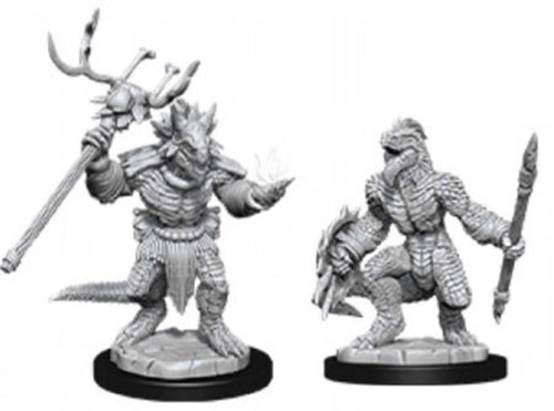 Dungeons And Dragons Nolzur's Marvelous Unpainted Minis: Lizardfolk And Lizardfolk Shaman