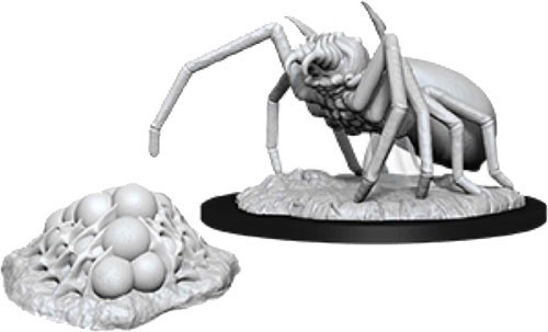 WZK90077S Dungeons And Dragons Nolzur's Marvelous Unpainted Minis: Giant Spider And Egg Clutch published by WizKids Games