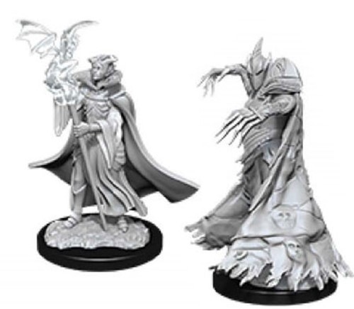 Pathfinder Deep Cuts Unpainted Miniatures: Cultist And Devil