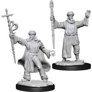 WZK90137S Dungeons And Dragons Nolzur's Marvelous Unpainted Minis: Human Male Wizard 3 published by WizKids Games