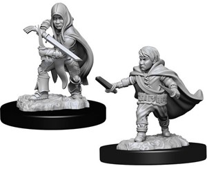 WZK90139S Dungeons And Dragons Nolzur's Marvelous Unpainted Minis: Halfling Male Rogue 3 published by WizKids Games