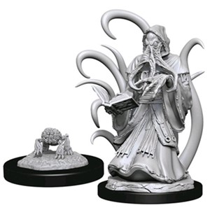 WZK90158S Dungeons And Dragons Nolzur's Marvelous Unpainted Minis: Alhoon And Intellect Devourers published by WizKids Games