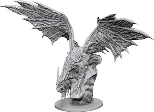 WZK90192S Pathfinder Deep Cuts Unpainted Miniatures: Silver Dragon published by WizKids Games
