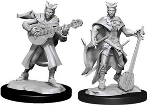WZK90226S Dungeons And Dragons Nolzur's Marvelous Unpainted Minis: Tiefling Bard Female published by WizKids Games