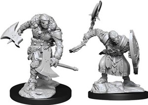 WZK90235S Dungeons And Dragons Nolzur's Marvelous Unpainted Minis: Warforged Barbarian published by WizKids Games