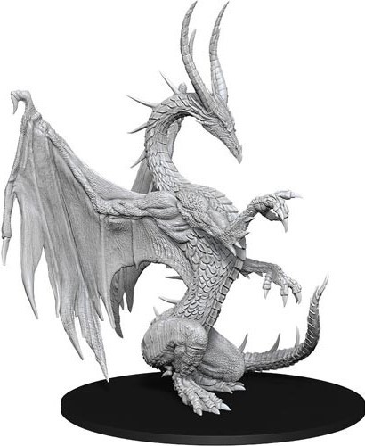 WZK90267S Pathfinder Deep Cuts Unpainted Miniatures: Blue Dragon published by WizKids Games