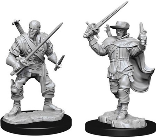 WZK90306S Dungeons And Dragons Nolzur's Marvelous Unpainted Minis: Human Bard Male published by WizKids Games