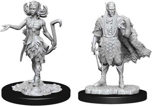 WZK90319S Dungeons And Dragons Nolzur's Marvelous Unpainted Minis: Autumn Eladrin And Summer Eladrin published by WizKids Games