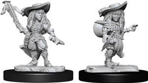 WZK90327S Pathfinder Deep Cuts Unpainted Miniatures: Gnome Bard Female published by WizKids Games