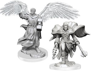 2!WZK90408S Dungeons And Dragons Nolzur's Marvelous Unpainted Minis: Aasimar Cleric Male published by WizKids Games