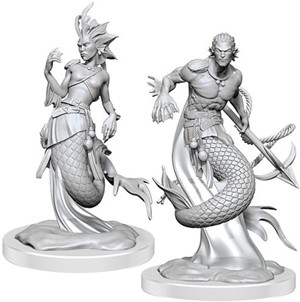 WZK90414S Dungeons And Dragons Nolzur's Marvelous Unpainted Minis: Merfolk published by WizKids Games