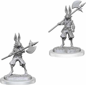 WZK90440S Dungeons And Dragons Nolzur's Marvelous Unpainted Minis: Harengon Brigands published by WizKids Games