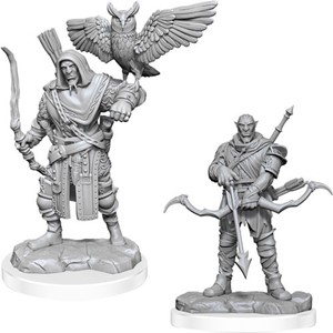 2!WZK90484S Dungeons And Dragons Nolzur's Marvelous Unpainted Minis: Orc Ranger Male published by WizKids Games