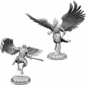 WZK90521S Dungeons And Dragons Nolzur's Marvelous Unpainted Minis: Aarakocra Paladins published by WizKids Games