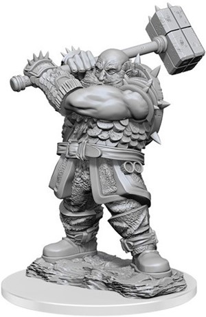 2!WZK90579S Dungeons And Dragons Nolzur's Marvelous Unpainted Minis: Enlarged Duergar published by WizKids Games