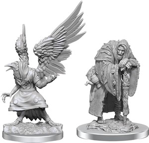 2!WZK90586S Dungeons And Dragons Nolzur's Marvelous Unpainted Minis: Wereravens published by WizKids Games