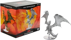 2!WZK90602 Dungeons And Dragons Nolzur's Marvelous Unpainted Minis: Adult Copper Dragon published by WizKids Games