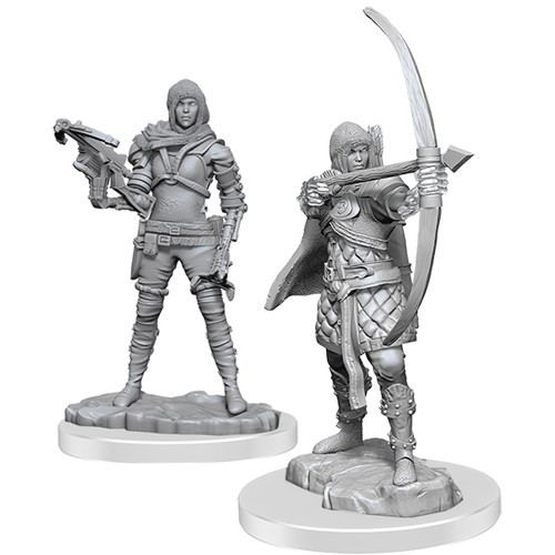 WZK90615S WizKids Deep Cuts Unpainted Miniatures: Human Rogue published by WizKids Games