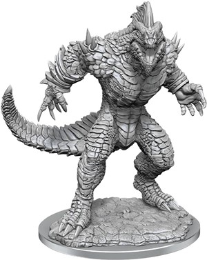 WZK90647S Dungeons And Dragons Nolzur's Marvelous Unpainted Minis: Lizardfolk Render published by WizKids Games