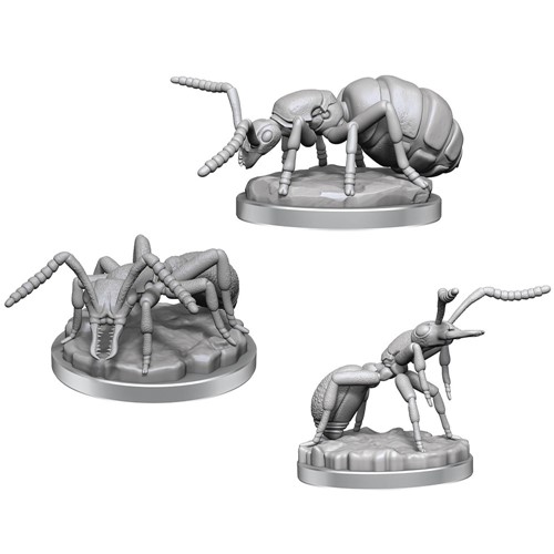 WZK90655S Pathfinder Deep Cuts Unpainted Miniatures: Giant Ants published by WizKids Games