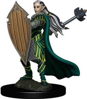 WZK93025S Dungeons And Dragons: Elf Paladin Female Premium Figure published by WizKids Games