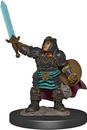 WZK93027S Dungeons And Dragons: Dwarf Paladin Female Premium Figure published by WizKids Games