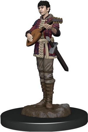 WZK93028S Dungeons And Dragons: Half-Elf Bard Female Premium Figure published by WizKids Games