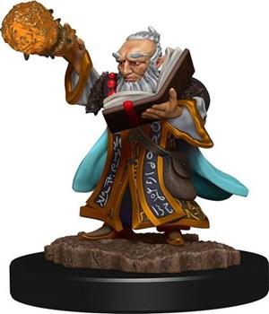 WZK93038S Dungeons And Dragons: Gnome Wizard Male Premium Figure published by WizKids Games