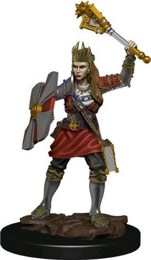 WZK93043S Dungeons And Dragons: Human Cleric Female Premium Figure published by WizKids Games