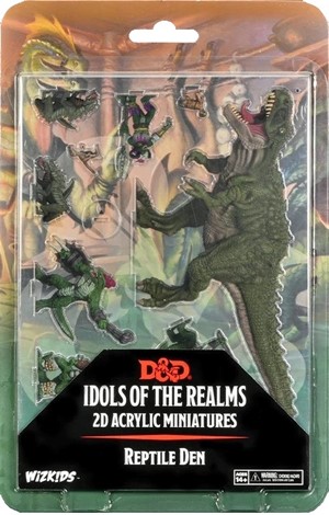 2!WZK94521 Dungeons And Dragons: Essentials 2D Miniatures: Reptile Den - Scales And Tails published by WizKids Games