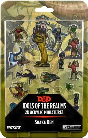 2!WZK94522 Dungeons And Dragons: Essentials 2D Miniatures: Snake Den - Scales And Tails published by WizKids Games