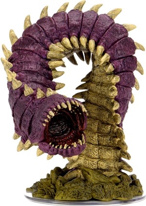 WZK96002 Dungeons And Dragons: Fangs And Talons Purple Worm Premium Set published by WizKids Games