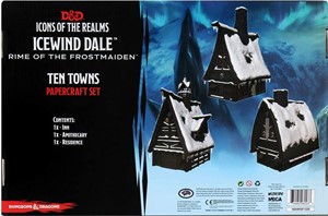 WZK96023 Dungeons And Dragons: Icewind Dale: Rime Of The Frostmaiden Ten Towns Papercraft Set published by WizKids Games
