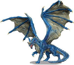 WZK96033 Dungeons And Dragons: Adult Blue Dragon Premium Figure published by WizKids Games
