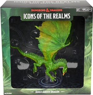 WZK96055 Dungeons And Dragons: Adult Green Dragon Premium Figure published by WizKids Games