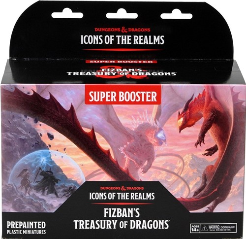 WZK96129S2 Dungeons And Dragons: Fizban's Treasury Of Dragons Super Booster Pack published by WizKids Games