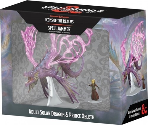 WZK96168 Dungeons And Dragons: Spelljammer Adventures In Space Adult Solar Dragon And Prince Xeleth published by WizKids Games