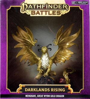 WZK97511 Pathfinder Battles: Darklands Rising Mengkare Great Wyrm Premium Set published by WizKids Games