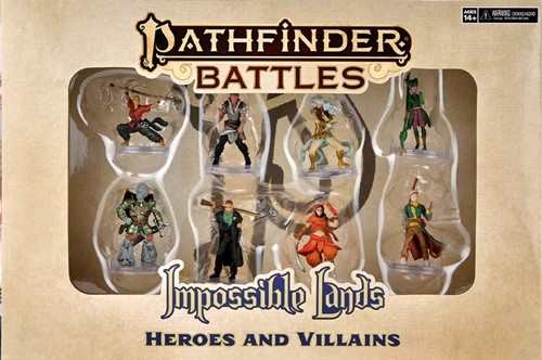 WZK97541 Pathfinder Battles: Impossible Lands - Heroes and Villains Boxed Set published by WizKids Games
