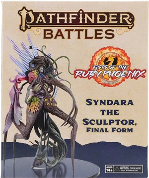 WZK97549 Pathfinder Battles: Fists Of The Ruby Phoenix - Syndara The Sculptor Final Form Boxed Figure published by WizKids Games