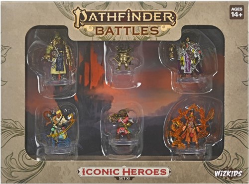 WZK97553 Pathfinder Battles: Iconic Heroes XI Boxed Set published by WizKids Games