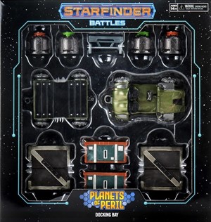 WZK99004 Starfinder Battles: Planets Of Peril Docking Bay Premium Set published by WizKids Games