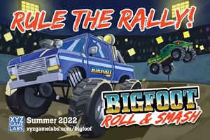 2!XYZ0007 BIGFOOT Board Game: Roll And Smash published by XYZ Game Labs