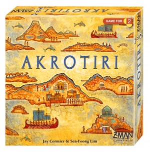 ZMG71410 Akrotiri Board Game published by Z-Man Games