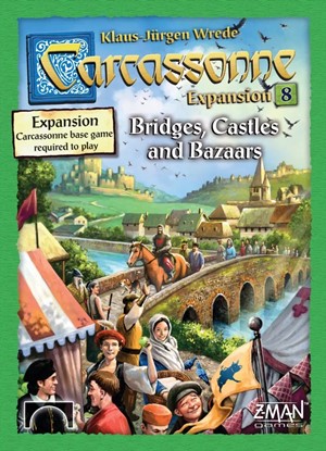 2!ZMG78008 Carcassonne Board Game Expansion: Bridges, Castles And Bazaars published by Z-Man Games