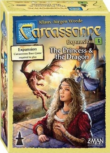 Carcassonne Board Game Expansion: The Princess And The Dragon